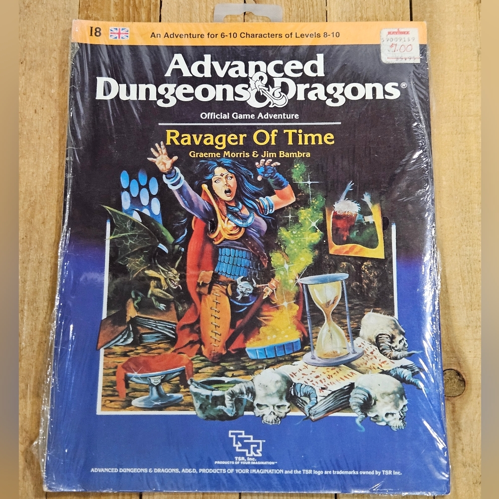 FACTORY SEALED - 1986 ADVANCED DUNGEONS AND DRAGONS - RAVAGER OF TIME -AD&D TSR